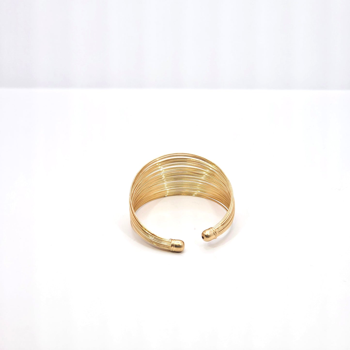 Nyara Brass Choker & Cuff Set