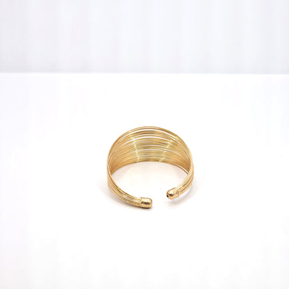 Nyara Brass Choker & Cuff Set