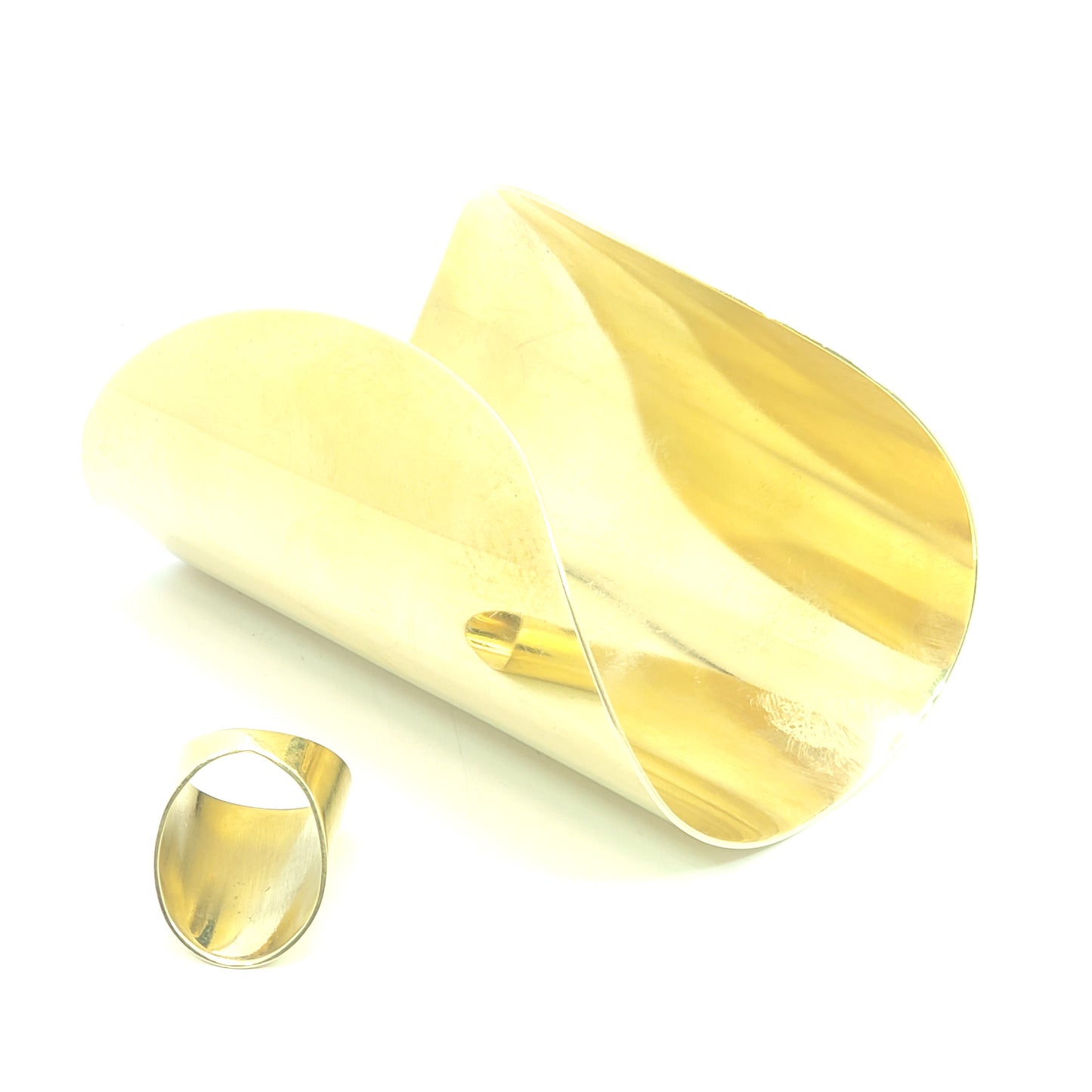 Safiri Brass Cuff & Ring Set