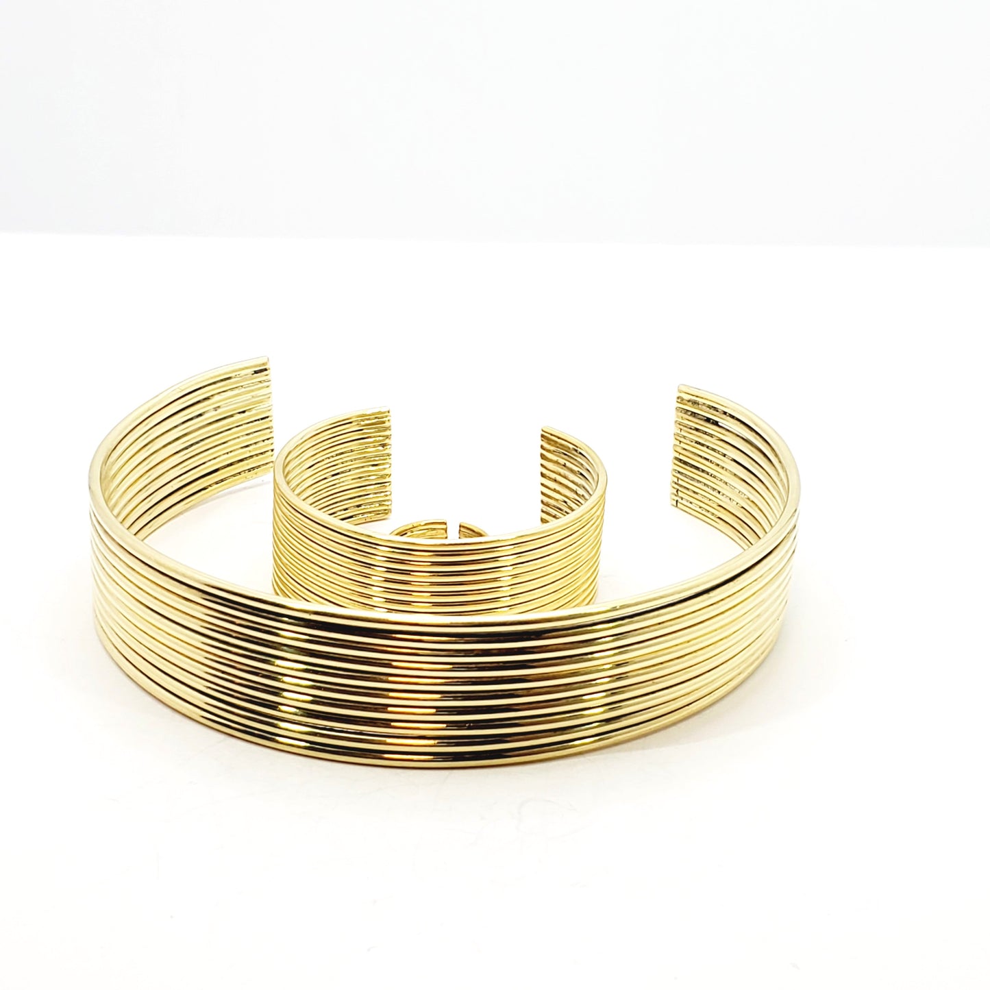 Mistari - The Coiled Elegance Brass Set
