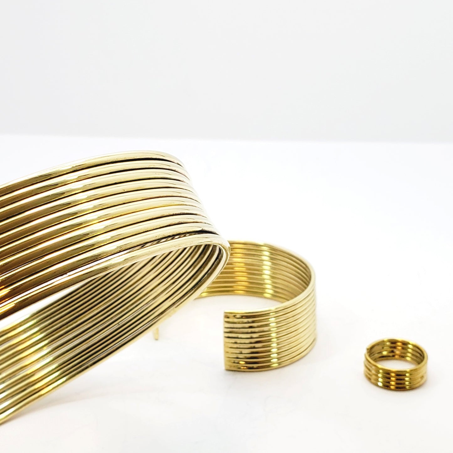 Mistari - The Coiled Elegance Brass Set