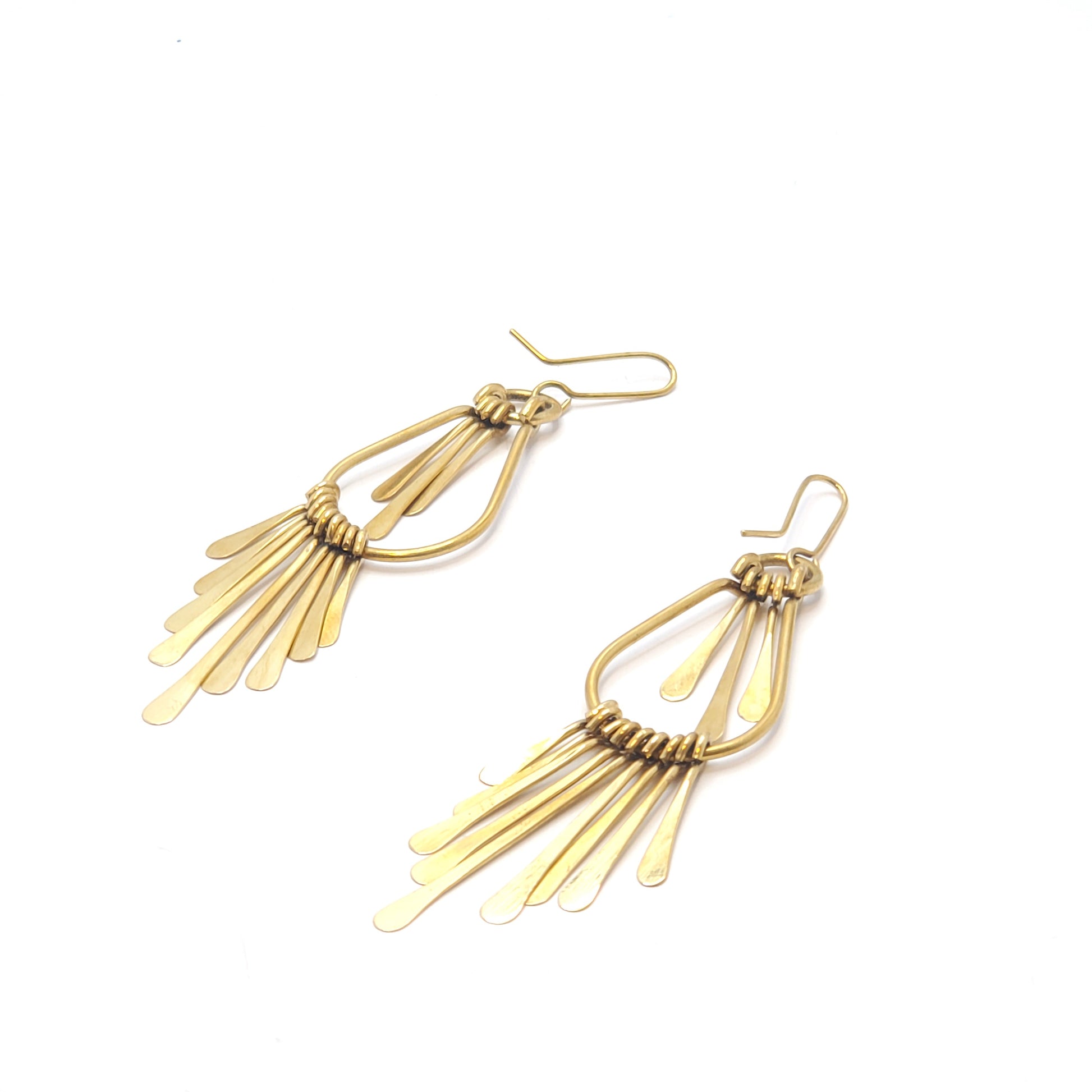 Tausi Brass Choker & Earrings Set 3 | VANAFRIQ